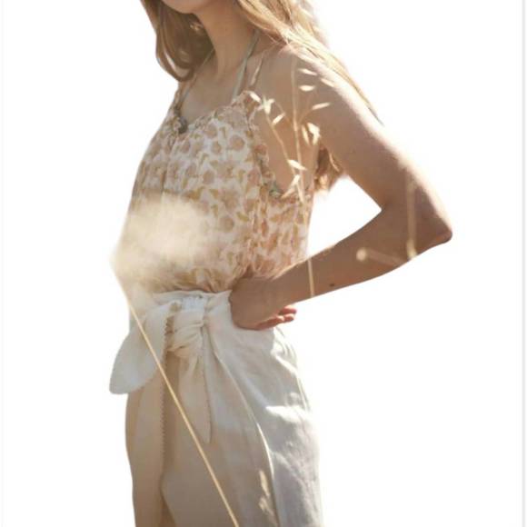 NEW LOUISE MISHA women's legra top in blush flowers - Picture 3 of 4